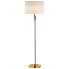 Riga Floor Lamp - Brass/Nickel