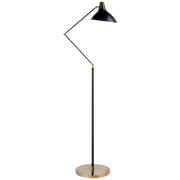 Charlton Floor Lamp- Black/ White Finishes