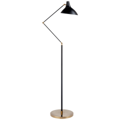 Charlton Floor Lamp- Black/ White Finishes