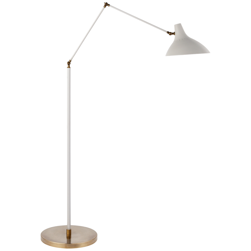 Charlton Floor Lamp- Black/ White Finishes
