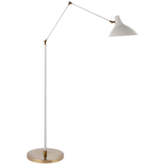 Charlton Floor Lamp- Black/ White Finishes