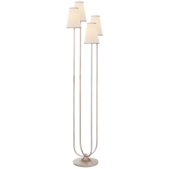 Montreuil Floor Lamp- Gold/ Silver Finishes