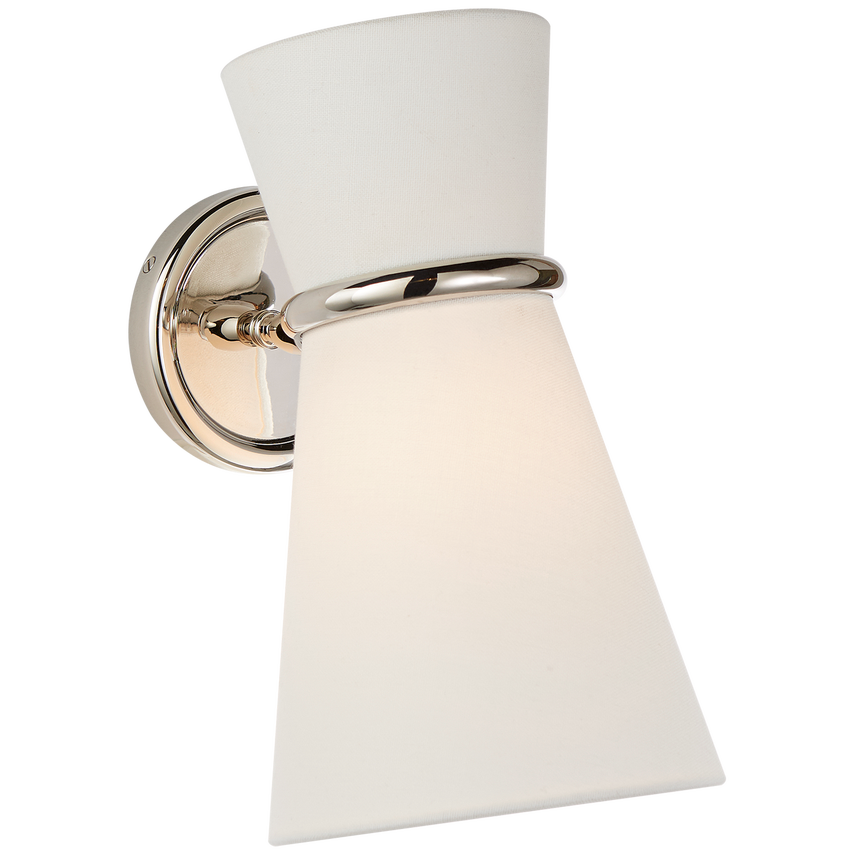 Clarkson Pivoting Sconce - Brass/Nickel