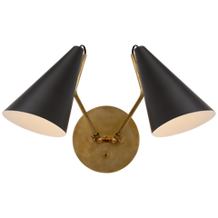 Clemente Double Sconce - Various Colours