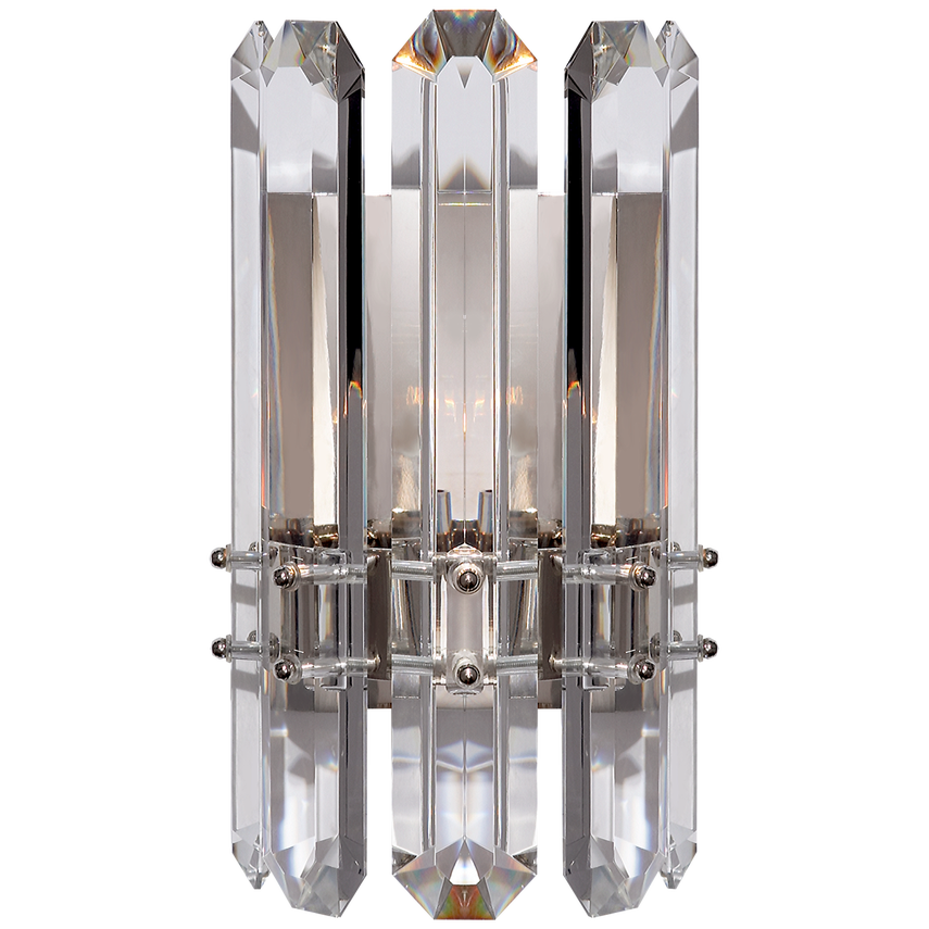 Bonnington Crystal Wall Sconce - Brass/Nickel