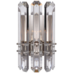 Bonnington Crystal Wall Sconce - Brass/Nickel