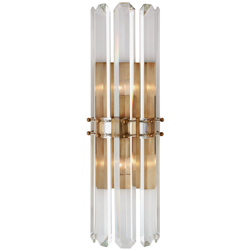 Bonnington Crystal Wall Sconce - Brass/Nickel
