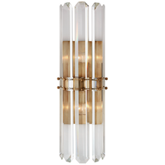 Bonnington Crystal Wall Sconce - Brass/Nickel
