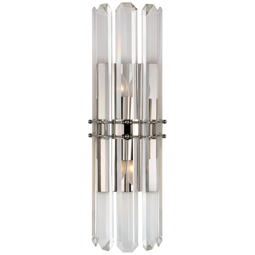 Bonnington Crystal Wall Sconce - Brass/Nickel