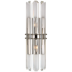 Bonnington Crystal Wall Sconce - Brass/Nickel