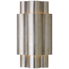 Arabelle 2Lt Wall Sconce - Gild/Burnished Silver Leaf