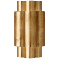 Arabelle 2Lt Wall Sconce - Gild/Burnished Silver Leaf
