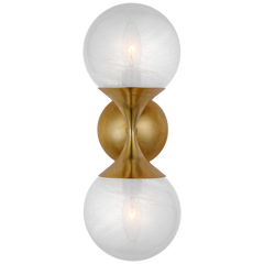 Cristol Wall Sconce - Antique Brass/Nickel