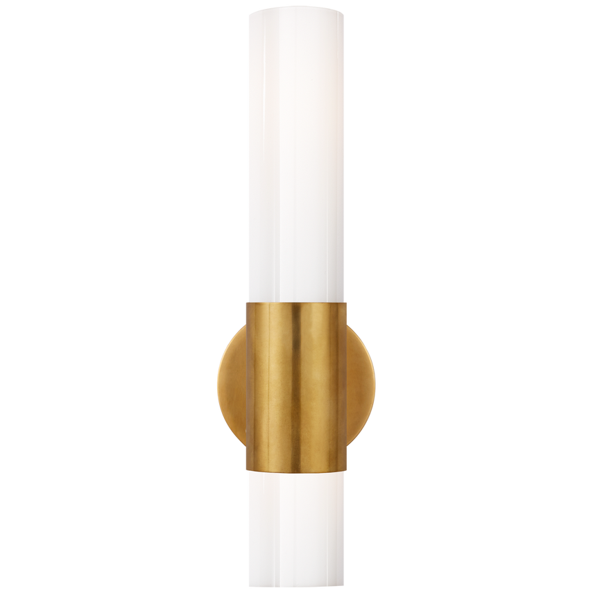 Penz Cylindrical Sconce - Brass/Nickel