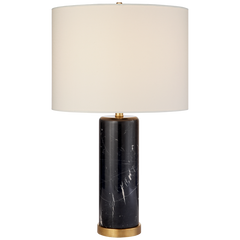 Cliff Table Lamp - Black/Brown Marble