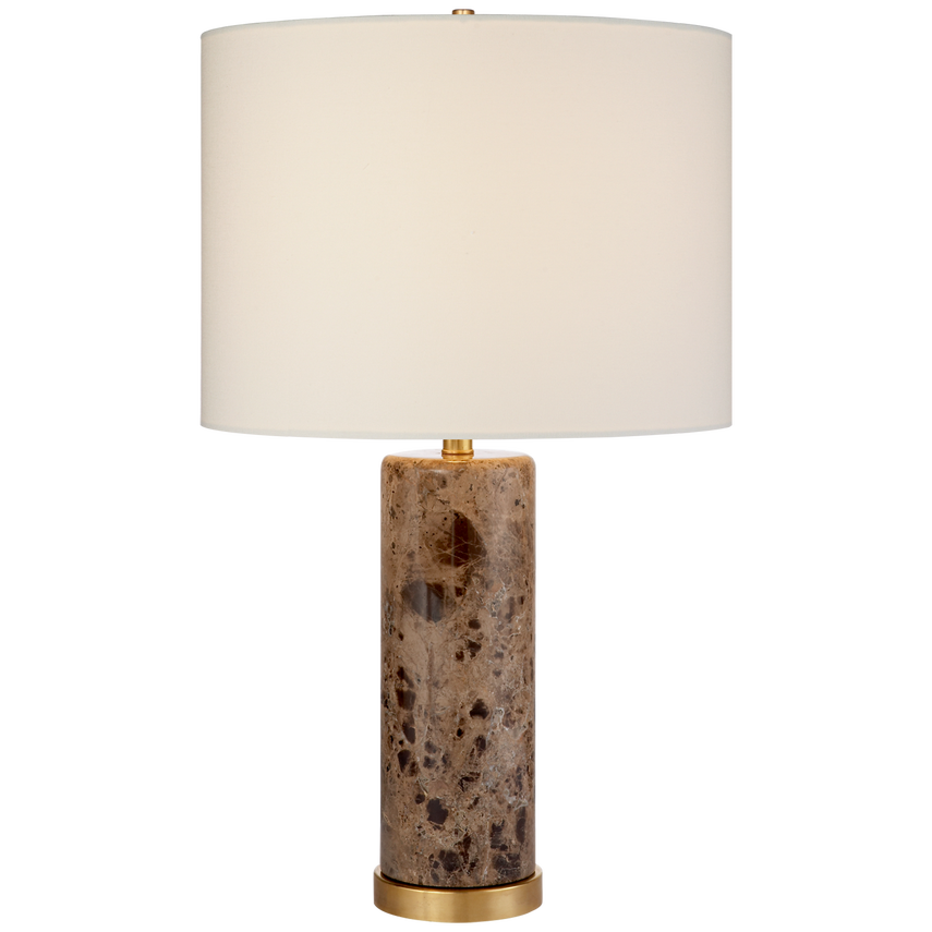 Cliff Table Lamp - Black/Brown Marble