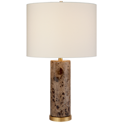 Cliff Table Lamp - Black/Brown Marble