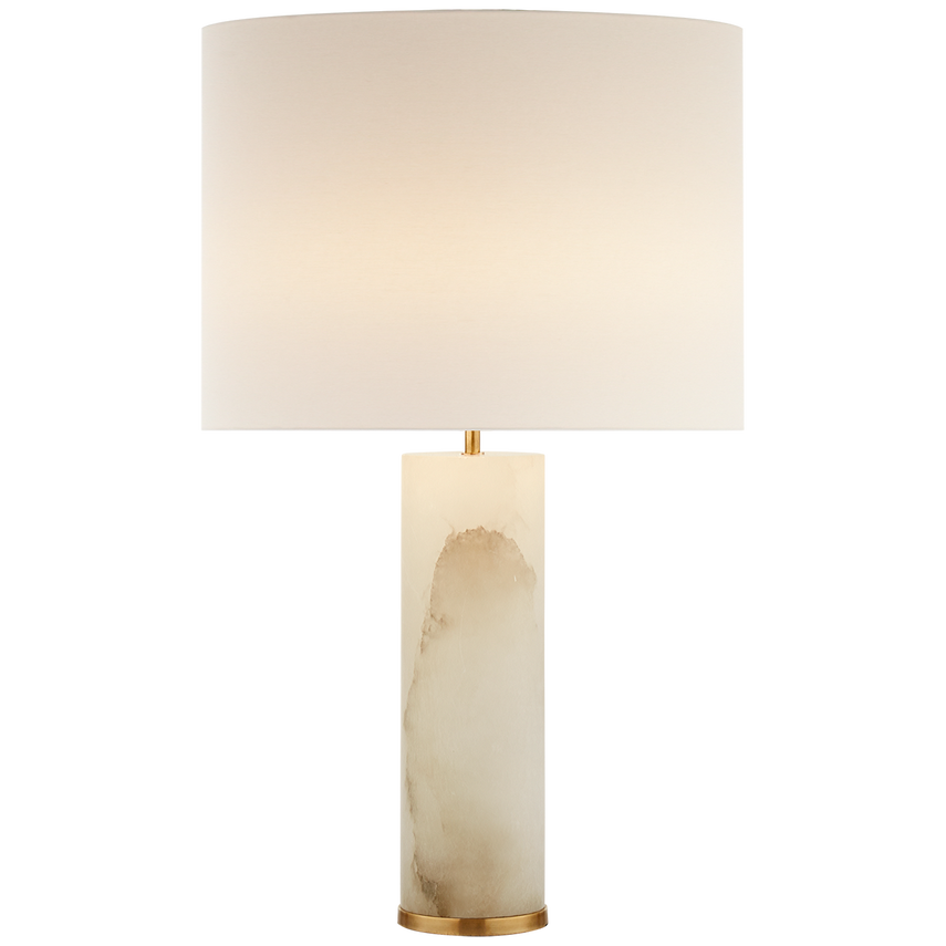 Lineham Table Lamp - Alabaster & Brass