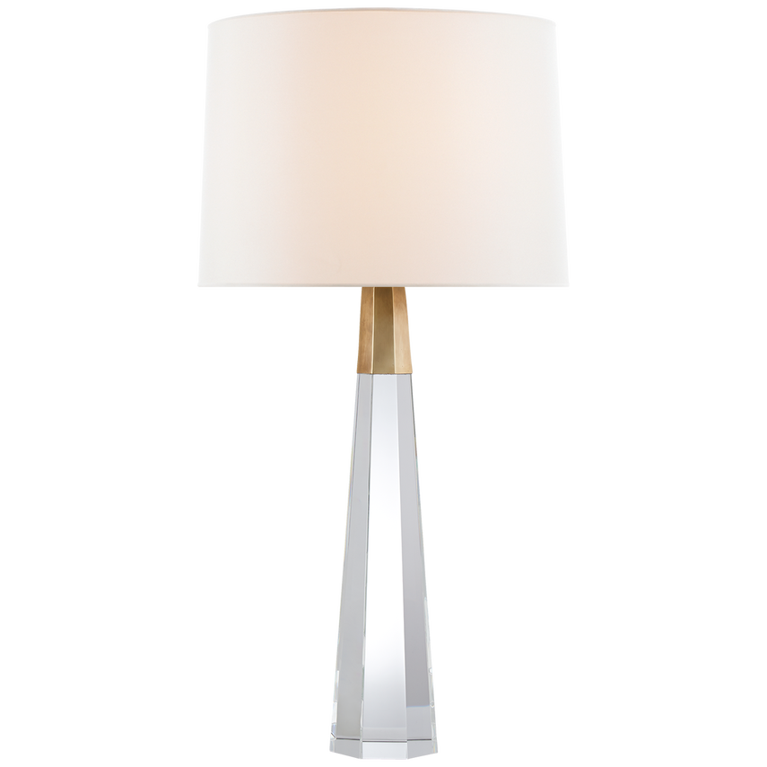 Olsen Table Lamp - Crystal/Alabaster