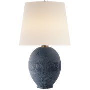 Toulon Table Lamp - Blue/Ivory