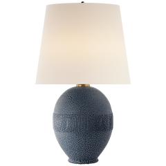 Toulon Table Lamp - Blue/Ivory