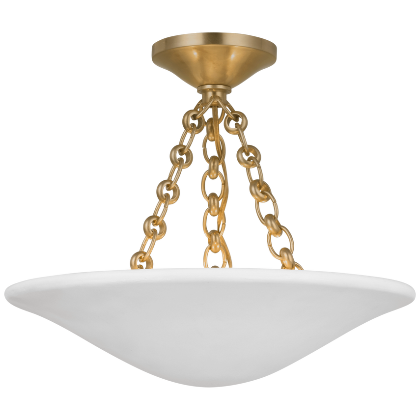Mollino 16" Semi Flush Mount - Various Colours