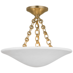 Mollino 16" Semi Flush Mount - Various Colours
