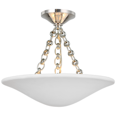 Mollino 16" Semi Flush Mount - Various Colours