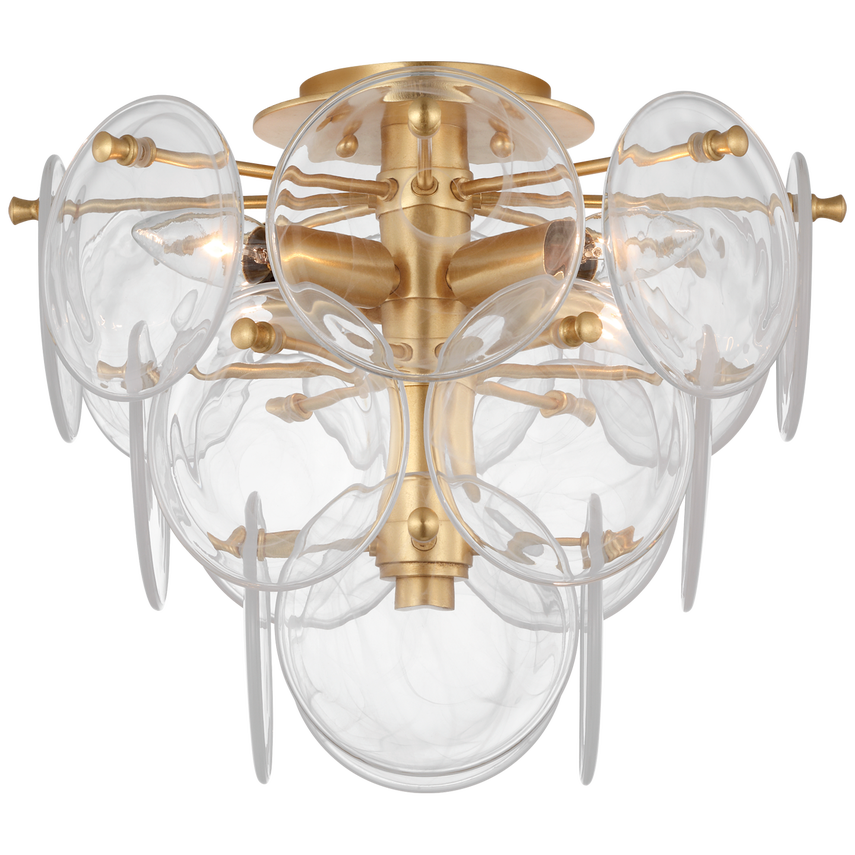 Loire 4/5Lt Tiered Flush Mount -  Various Colours