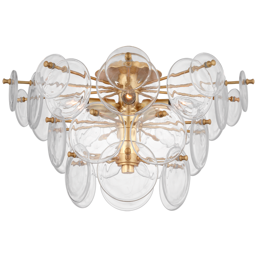 Loire 4/5Lt Tiered Flush Mount -  Various Colours