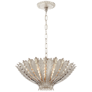 Hampton Small Chandelier - Silver/Gild/White