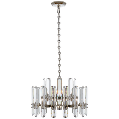 Bonnington Crystal Chandelier - Brass/Nickel