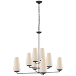 Fontaine 8Lt Offset Chandelier - Various Colours