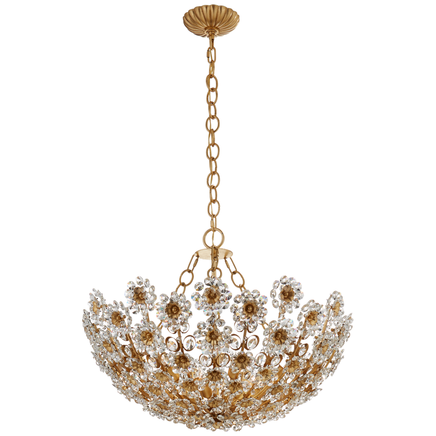 Claret Chandelier - Silver/Gild