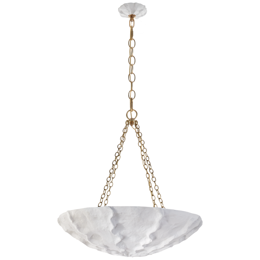 Benit 4Lt Sculpted Chandelier - Various Colours