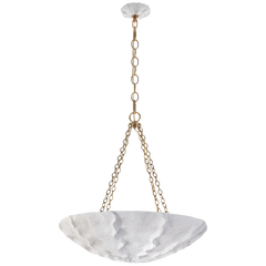 Benit 4Lt Sculpted Chandelier - Various Colours