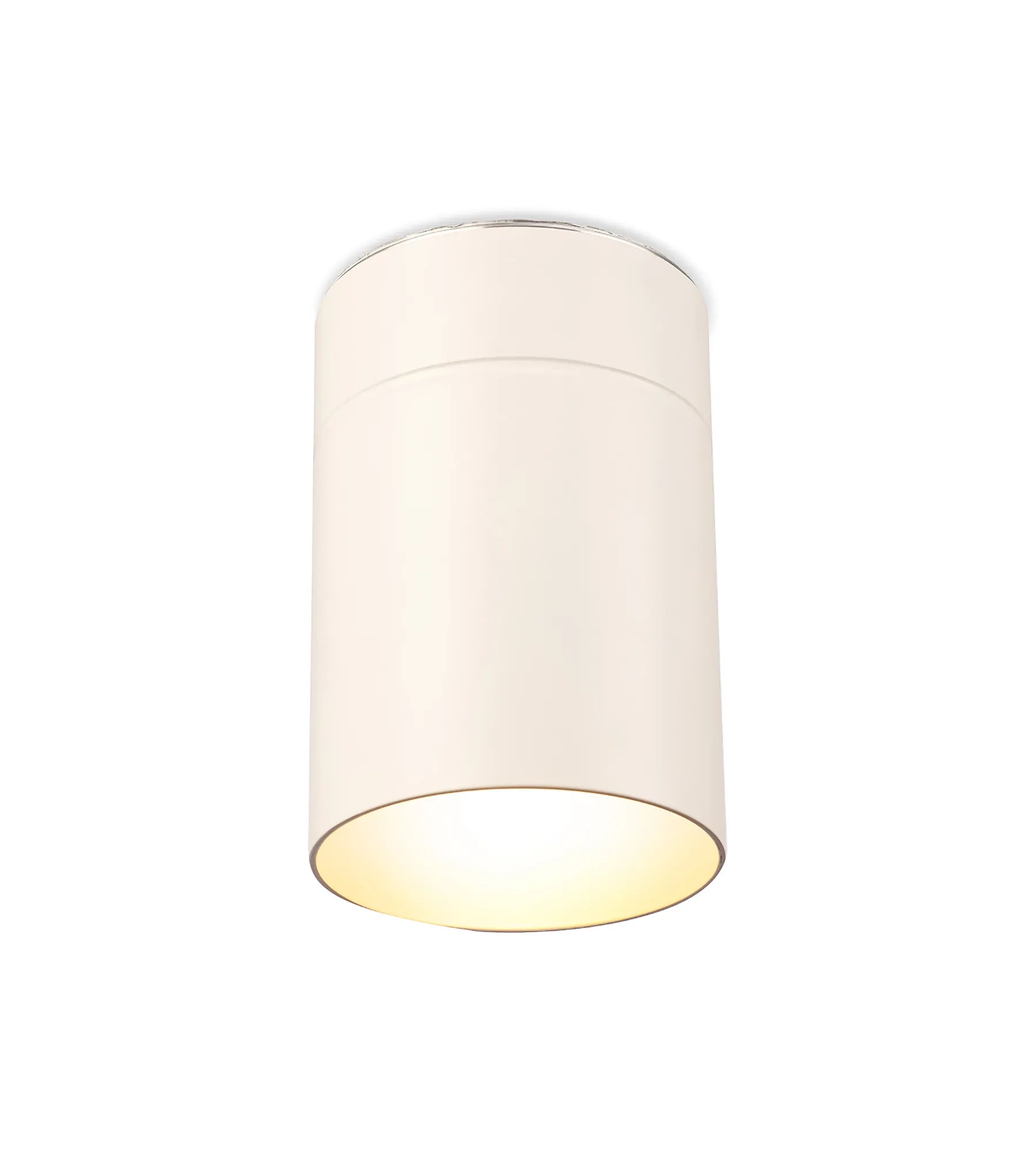 Aruba 1Lt Small/Large Flush Spotlight E27 - White/Silver
