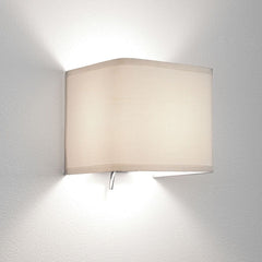 Ashino White -Finish Fabric Wall Light