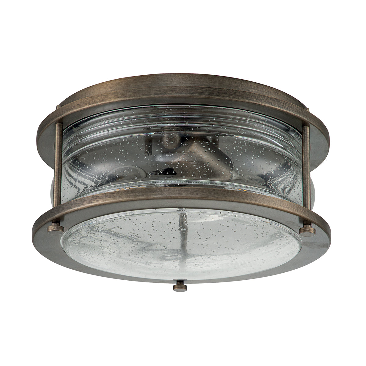 Ashland Bay 2Lt Outdoor Flush Light – Burnished Bronze Finish