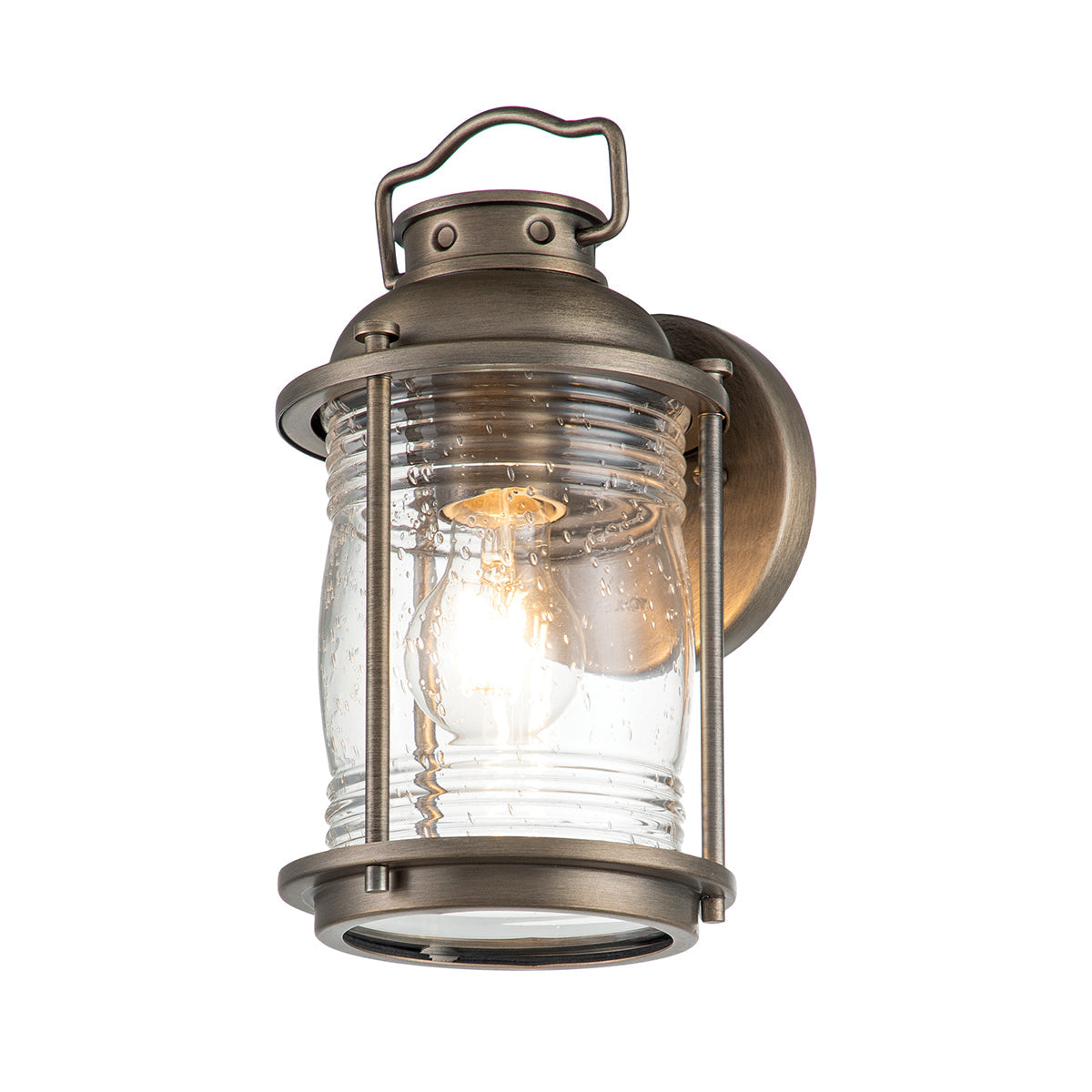 Ashland Bay Small Wall Lantern - Bronze Finish