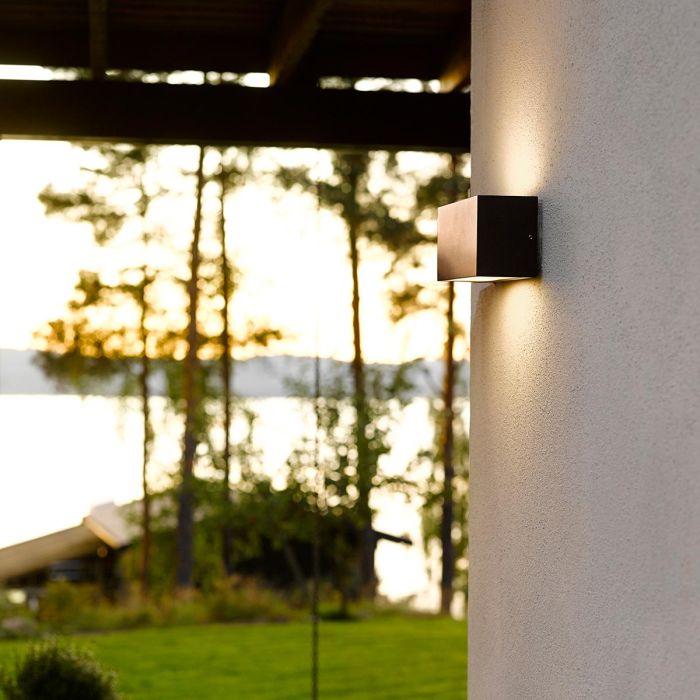 Asker Small Light Up/Down E27 - Graphite Finish