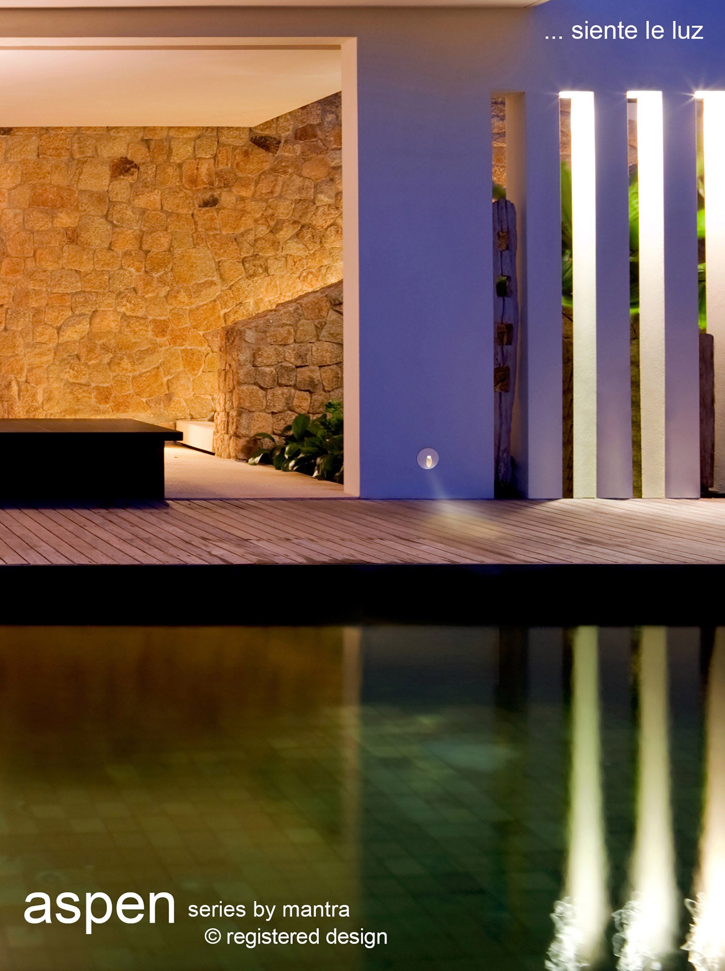 Aspen Recessed Wall Lamp- Various Finishes