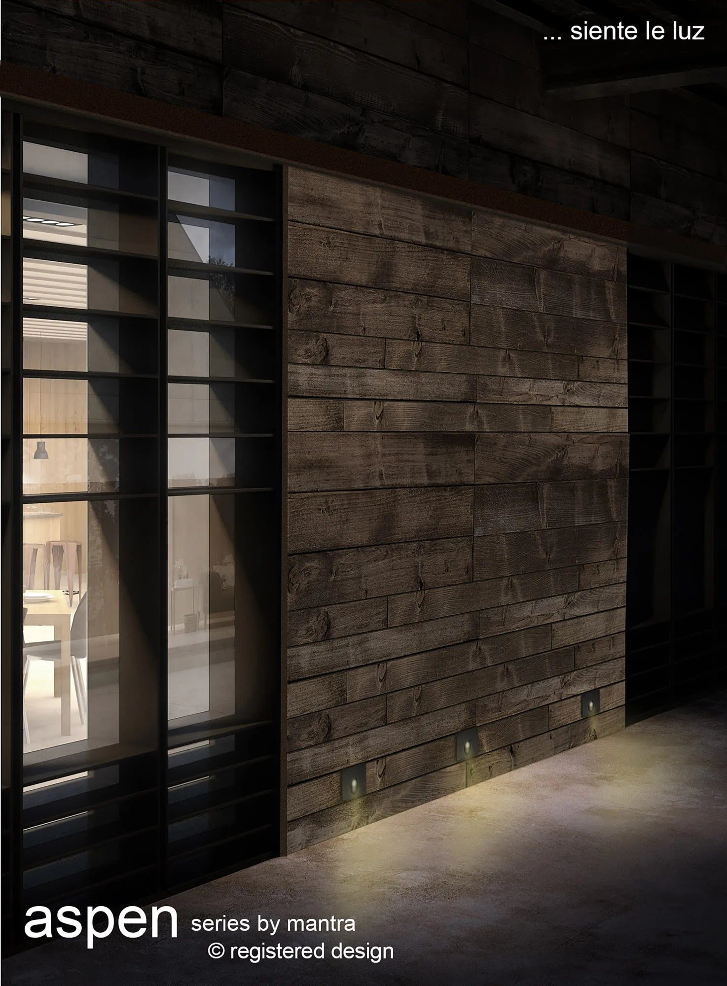 Aspen Recessed Wall Lamp- Various Finishes