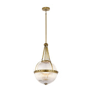 Aster 3Lt Centre Ceiling Light - Natural Brass Finish