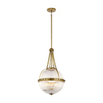 Aster 3Lt Centre Ceiling Light - Natural Brass Finish