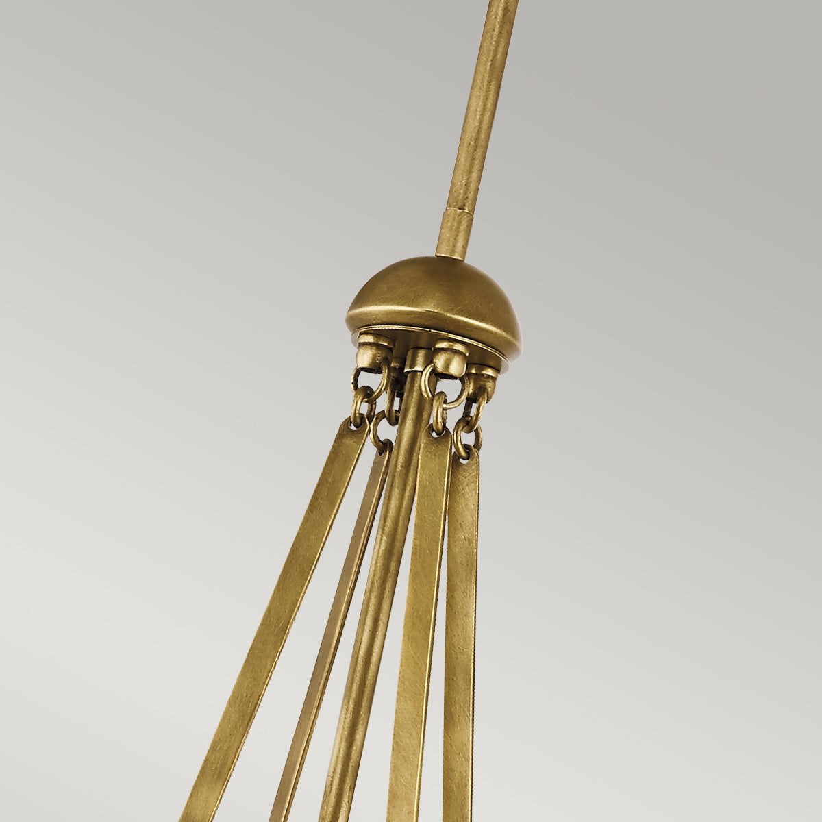 Aster 3Lt Centre Ceiling Light - Natural Brass Finish
