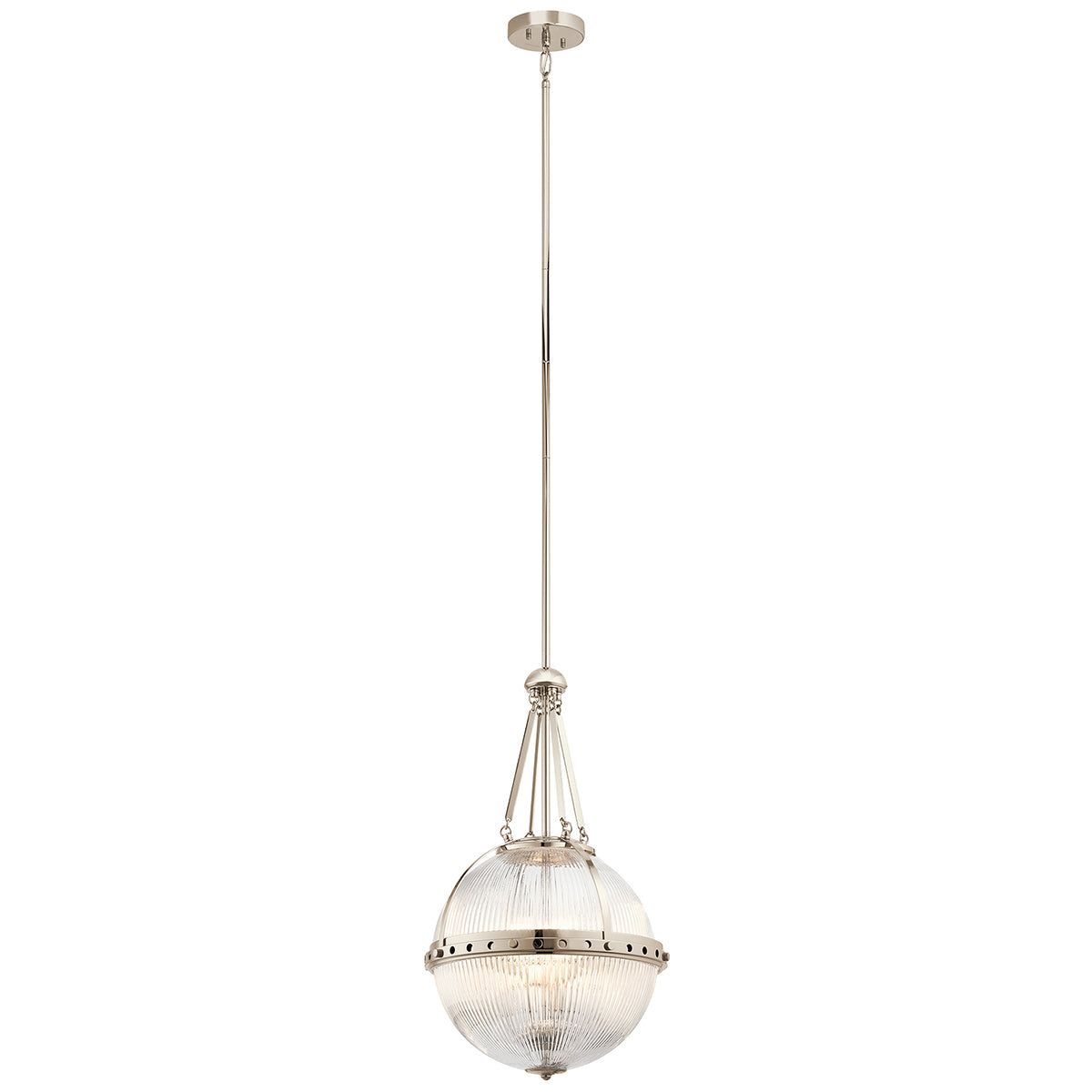 Aster 3Lt Centre Ceiling Light - Polished Nickel Finish