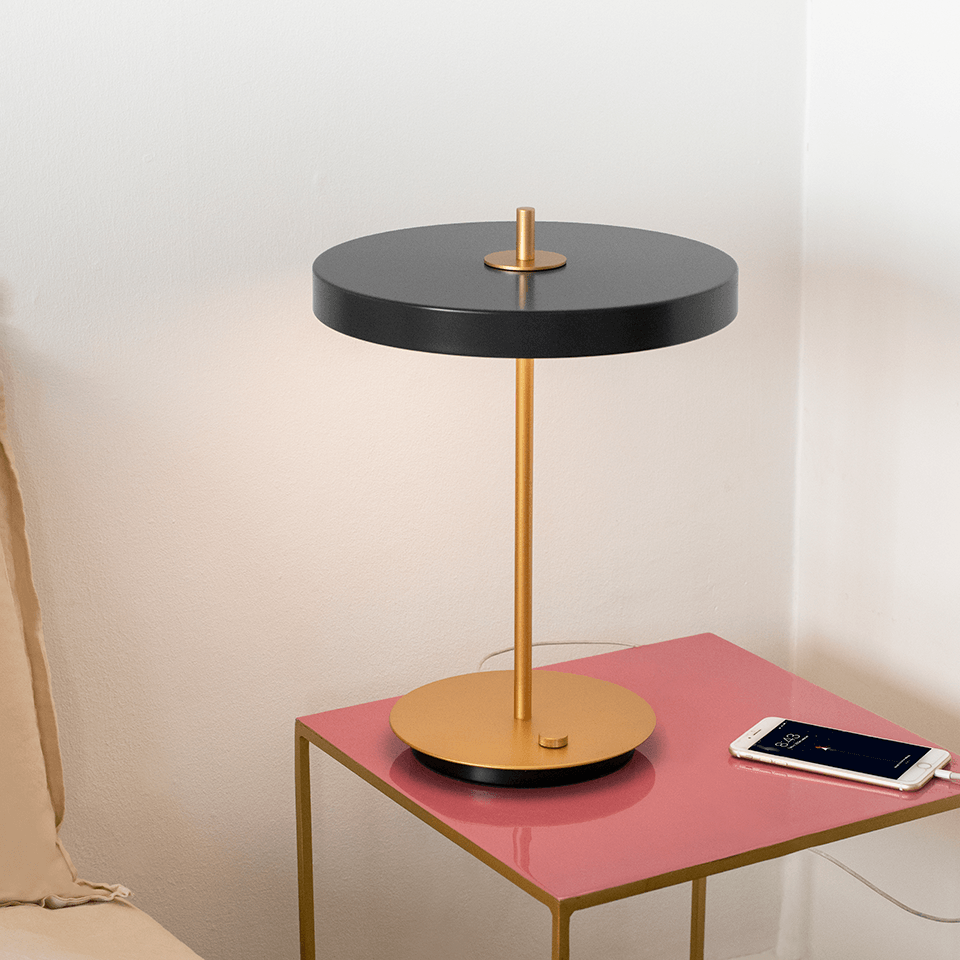 Asteria Table Lamp Anthracite Grey