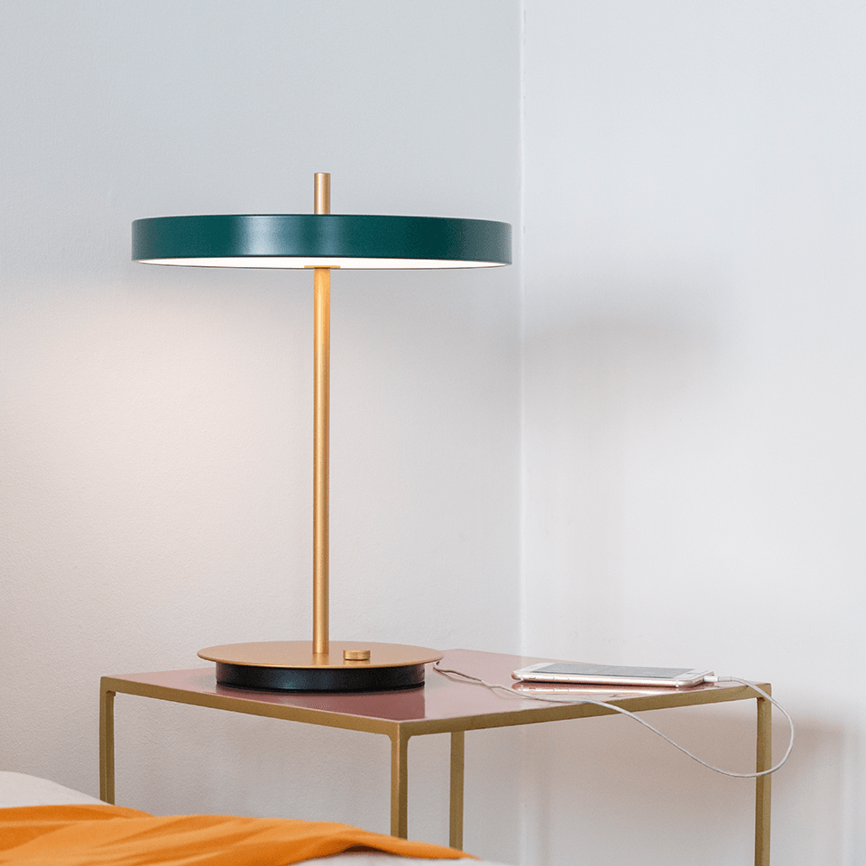 Asteria Table Lamp Forest Green