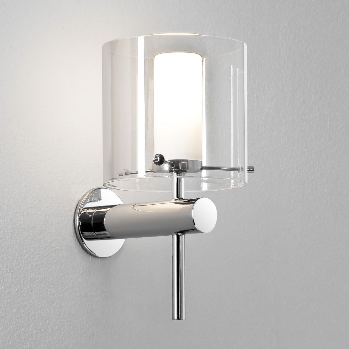 ASTRO | Arezzo Bathroom Wall Light - Polished Chrome Finish